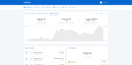 Coinbase cryptocurrency deposit